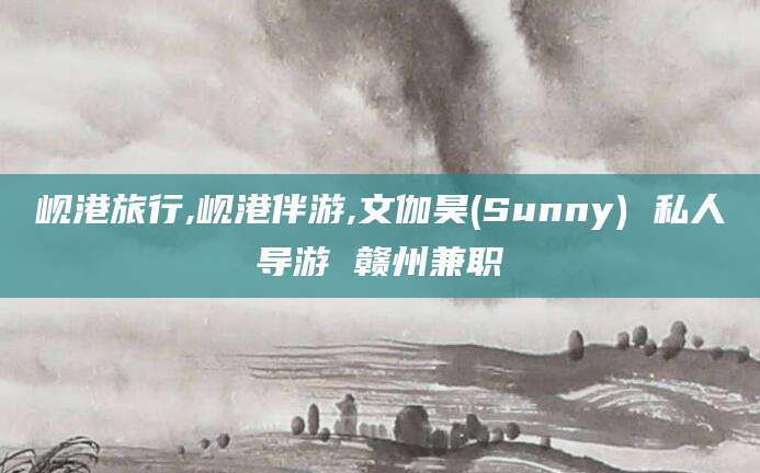 日照岘港旅行,岘港伴游,文伽昊(Sunny) 私人导游 赣州兼职
